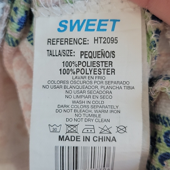 Sweet Collection, Small, blue, pink, cream, green - Picture 3 of 3